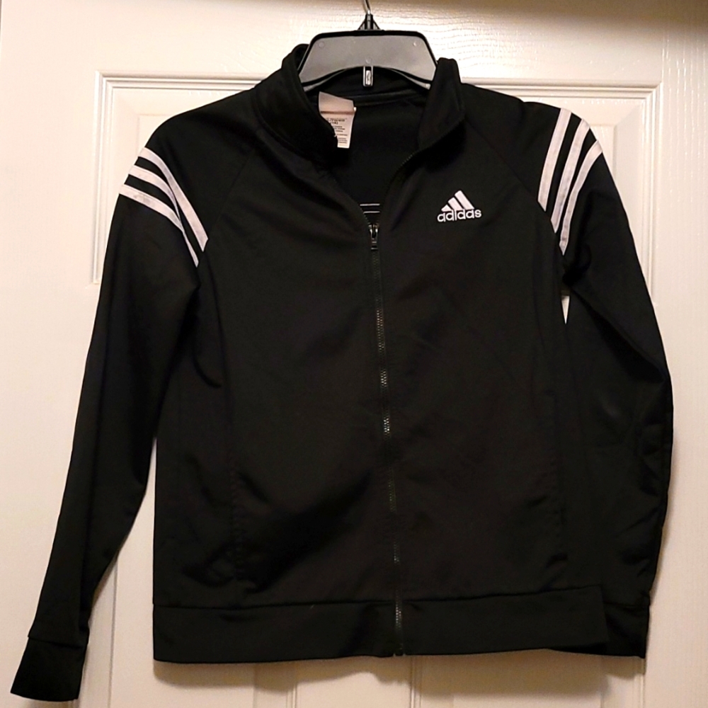 Addias zip up jacket size 16